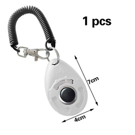DOANTE 1 Piece Clicker Dog, Clicker Dog Clicker, Clicker Training for Cats, Dog Clicker, Clicker Dog Training, Dog Clicker Set (White)