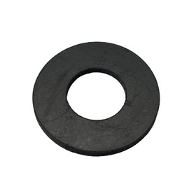 Herco Black Neoprene Industrial Grade Rubber Washers - 7/16" ID x 11/16" OD x 1/4" Thk - Pack of 4