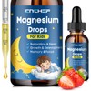 Magnesium Drops - Magnesium Glycinate Liquid Drops for Kids -