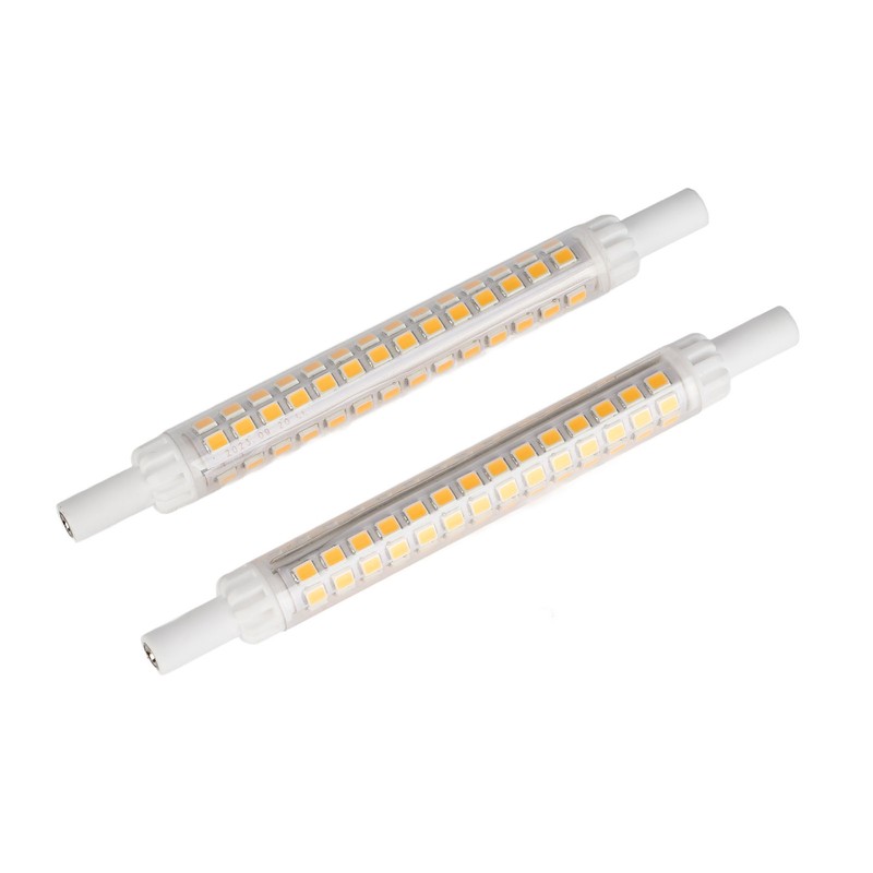 2Pcs R7S 98LED Bulb Double Ended 118mm Dimmable Flood Light