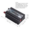 2000W Solar Car Inverter with Fan LCD Screen DC to
