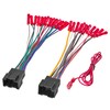 RED WOLF Car Radio Harness Fit for 2005-2015 Chevy Silverado,