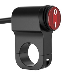 Motorcycle Handlebar Switch Waterproof Handlebar On Off Switch 12v Tube Diameter-22mm Handlebar Control Switch for Motorcycle Modification Button