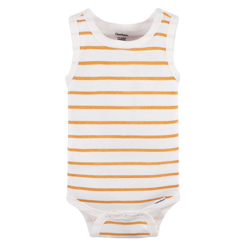 4-Pack Baby Boys Seas The Day Sleeveless Onesies® Bodysuits 3-6M