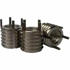 Recoil 75056 Thin Wall Key Locking Insert, Internal M5 x 0.8, Class 6H, External M8 x 1.25, Class 6G, 303 SST W/ 302 SST