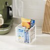 Sepaitila Remote Control Holder, Acrylic Desk Organizer Stone Texture TV