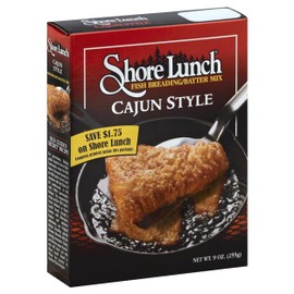 Shore Lunch Cajun Style Fish Breading & Batter Mix, 9 Ounce (Pack of 10)