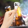 Pack of 30 Bottle Openers, Bottle Openers, Stainless Steel, Flat
