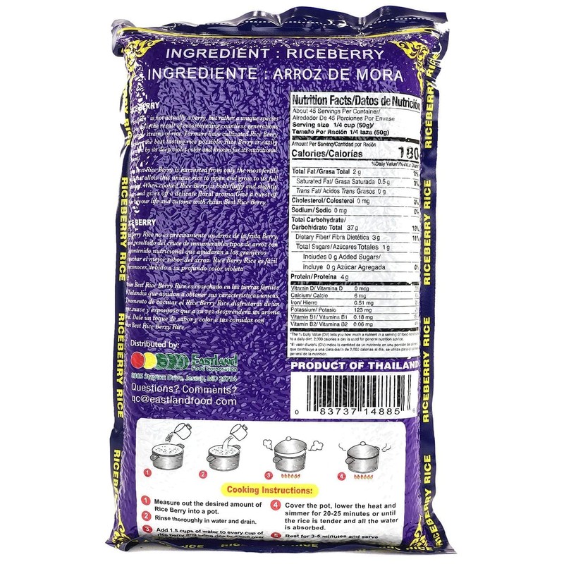 Asian Best Riceberry Rice, 5 Lb