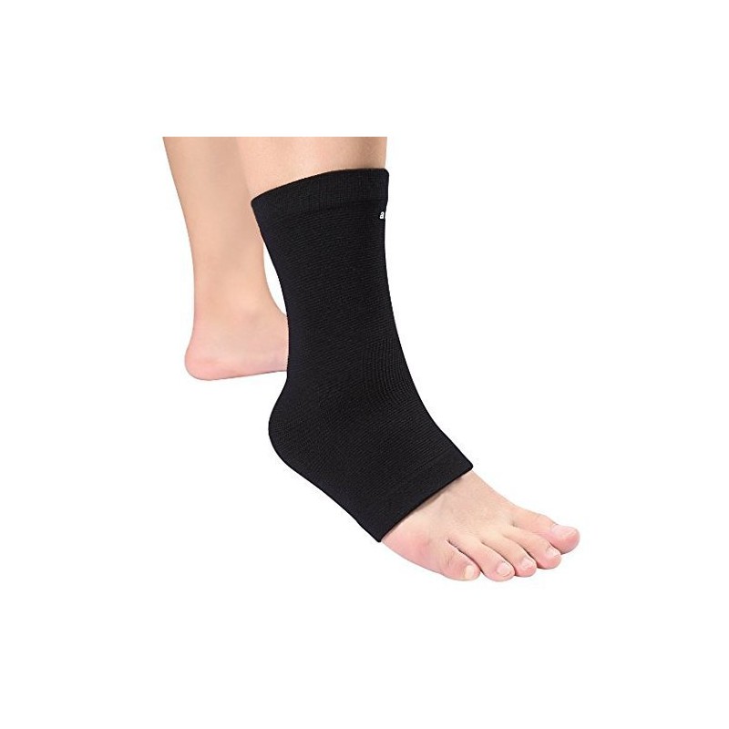 2PCS Tobillera Soporte de Tobillo Protector Pie Compresión 1Par Elástica