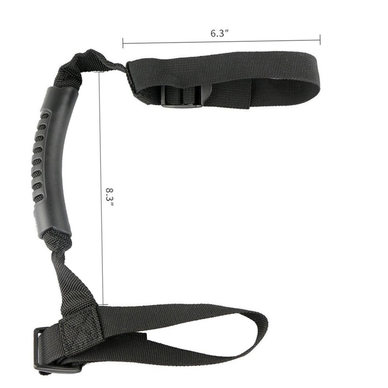 Healvian 2pcs Grab Handle for Car Roof inside Handrail Roll