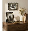 Afuly Black 5x7 Picture Frame Vintage Gold Wavy Resin Photo