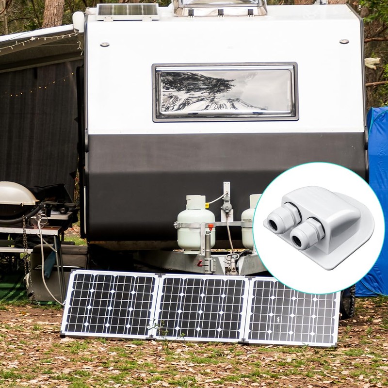 Solar Cable Entry IP68 2-Way Cable Entry Roof Feed-Through Waterproof