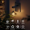 Ofenrd Outdoor Solar Powered Wall Light with Bulb Dusk to