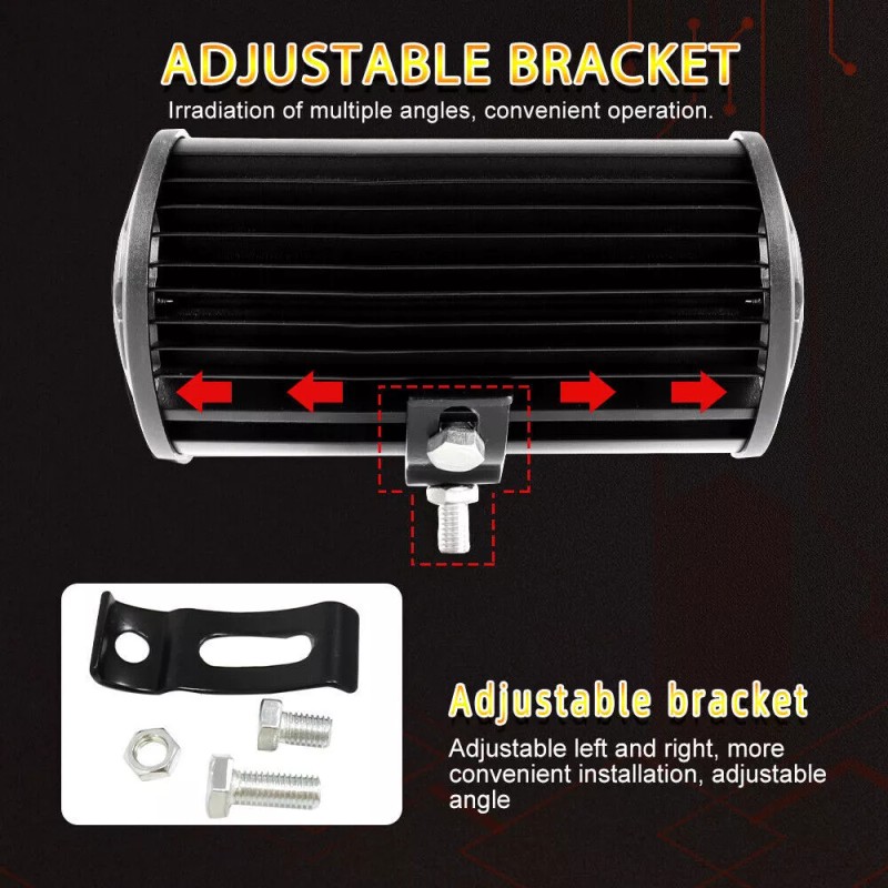 youlikemotors8 4x 7'' LED Headlights Fit Caterpillar Skid Steer Excavator