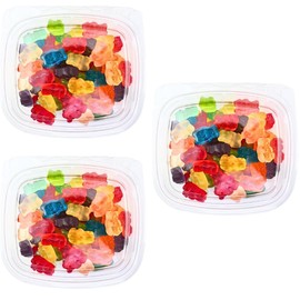 Albanese 12 flavor gummi bears Tub jelibon candy 10 0z (283 Gram) x 3 Packs by Pufai Grocery