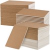 ZCZN 100 Pack A5 Kraft Notebooks Bulk, 8.15x5.5 Inches Lined