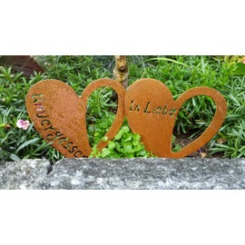 LB H&F Mourning Decoration Metal Grave Ornament for Flower Arrangements – Grave to Put in – Weather Frost Resistant