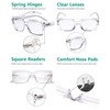 Eyekepper Pack of 4 Stylish Glasses for Women - Transparent