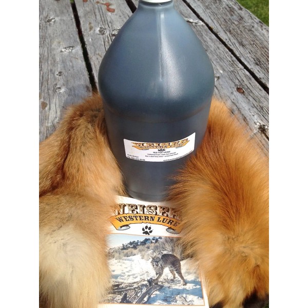 WEISER WESTERN LURE 1/2 gl. RED FOX URINE /wolf, coyote,fox