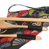 kilofly Wooden Japanese Fork Spoon Chopsticks 3 pcs Cutlery Set,