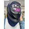 Welding helmet bib, split helmet bib with press-fit seal, fits