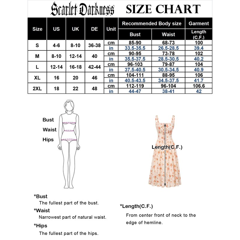 Scarlet Darkness Floral Sun Dress for Women Ruched Bust Flowy
