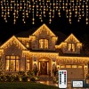 MARKO - Luces Led Navidad Cascada Wondaz 10m 500 Blanco
