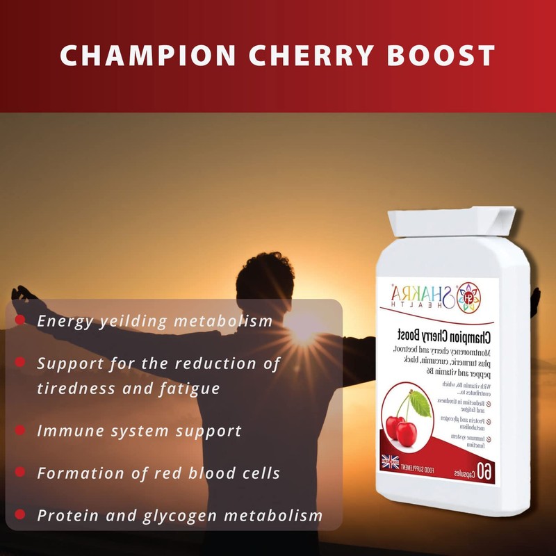 Champion Cherry Boost a Complete Vegan Immune System Boosting Formula