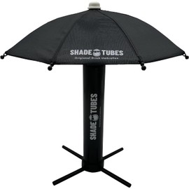 Shade Tubes Original Drink Umbrella- 10 Inch Span Phone Umbrella- Keep Your Drink Cool and Out of The Sun at The Beach, Pool, Patio Bar or Camping- Beach Accessory to Keep Your Phone from Overheating