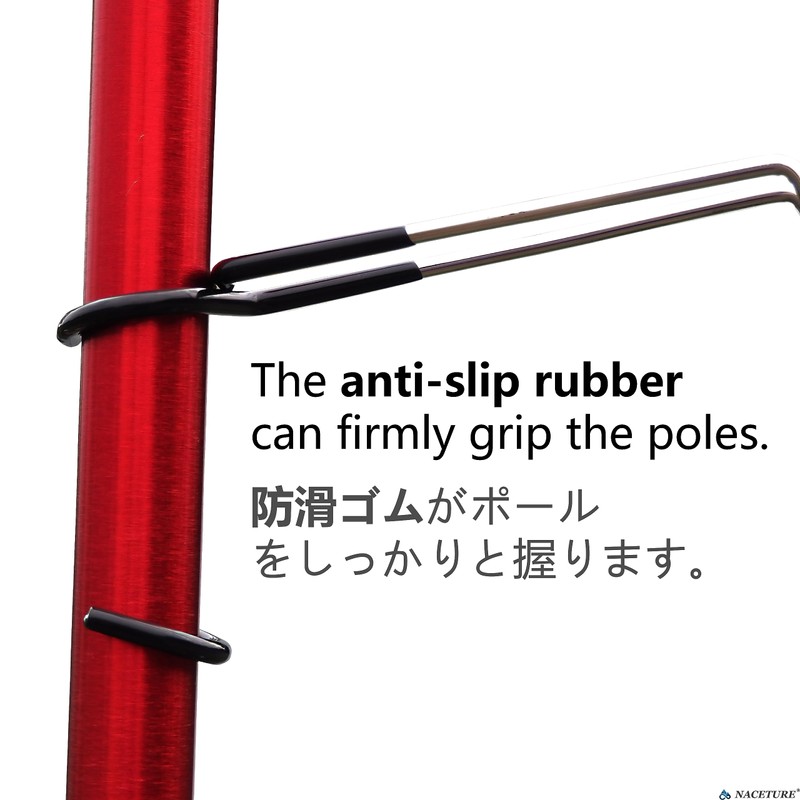 NACETURE キャンプランタンフック 2個パックランタンハンガー ランタンハンガー ポール - 重い用途のキャプテンスタッグ ランタンスタンド用アクセサリー、ランタンはんがー テントポールフックランタンホルダーハンガークリップ、キャンプライトフック