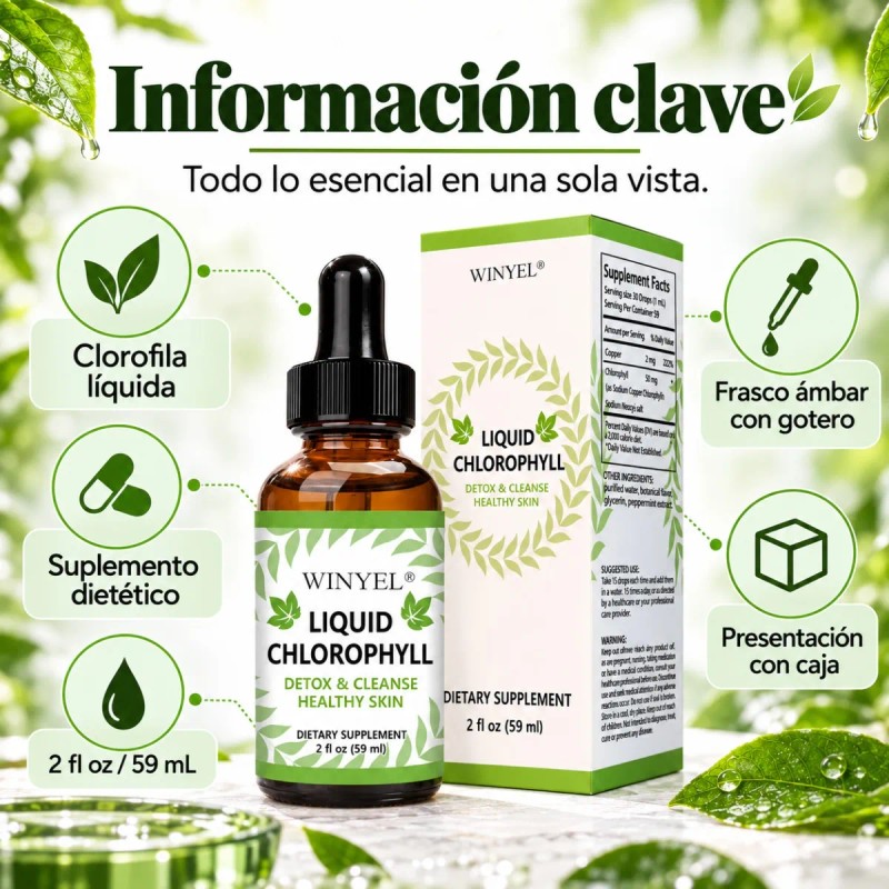 Liquid Chlorophyll Advanced Green Supplement