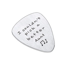 Guitar Pick Gifts for Women I Couldn't Pick a Better Guitar Pick Gifts for Women Men Birthday Christmas Gifts for Women (aunt)