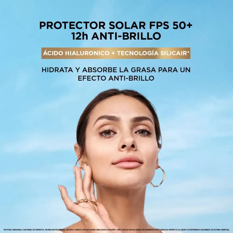 Bloqueador Uv Defender Antibrillo Tono Claro Spf50 40g