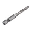 sourcing map 2 Pieces Combined Drill Tap TiAlN Coated Cobalt