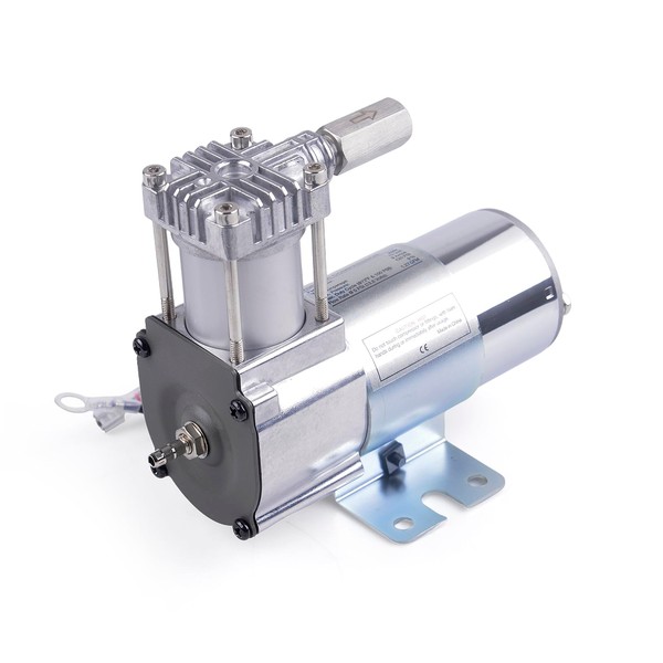 120PSI 1/8NPT Small Air Ride Suspension Compressor, Fittings for 12V