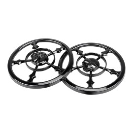 Unbranded Black 5-1/2" Speaker Grill Trim Cover For Harley Electra Tri Street Glide FLHXSE