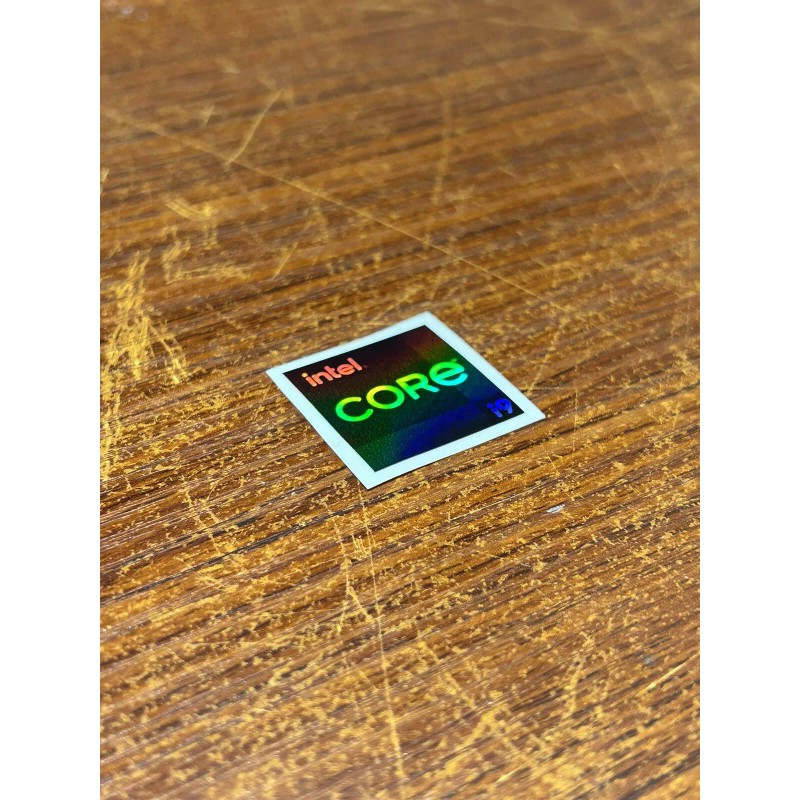 Intel 1x Intel Core i9 Holographic Desktop / Laptop sticker