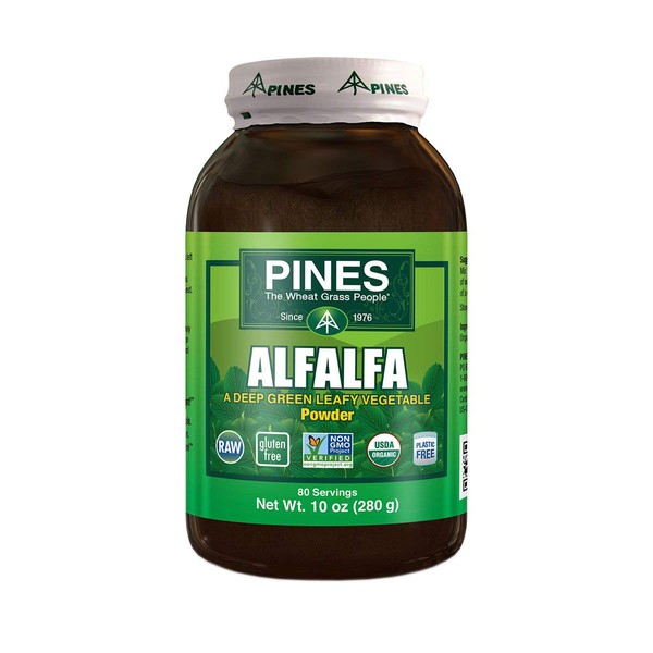 PINES Organic Alfalfa Powder, 10 Ounce
