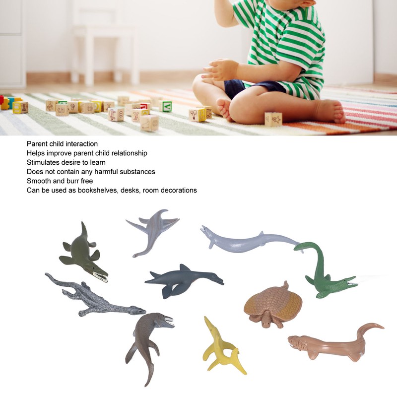 Sea Animal Toy Set Realistic Educational Exquisite Texture Miniature Marine