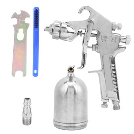 Spray Gun Set Upper Pot Gravity Feed Paint 1.8mm Fluid Tip Pneumatic Tools Hardware W‑71European Style