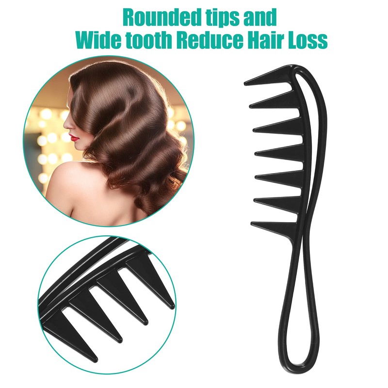 VOCOSTE Hair Comb Wide Teeth Anti Static Thick Curly Hair
