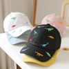 Children's Baseball Cap for Boys Girls Dinosaur Embroidery Adjustable Sports