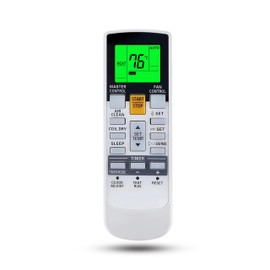 Replacement Remote Control for Fujitsu Air Conditioner AR-RAH2U ASU18RLF ASU18RLXS ASU24RLF ASU24RLXS ASU30RLX ASU30CLX1 ASU36CLX1 AOU36CLX1 AUU12RLF AUU18RLF AUU9RLF
