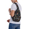 Vasietrng Mushroom Gifts Mushroom Backpack Crossbody Bag Sling Bag for