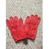 RealRide Men's Driving Red Small Leather Gloves