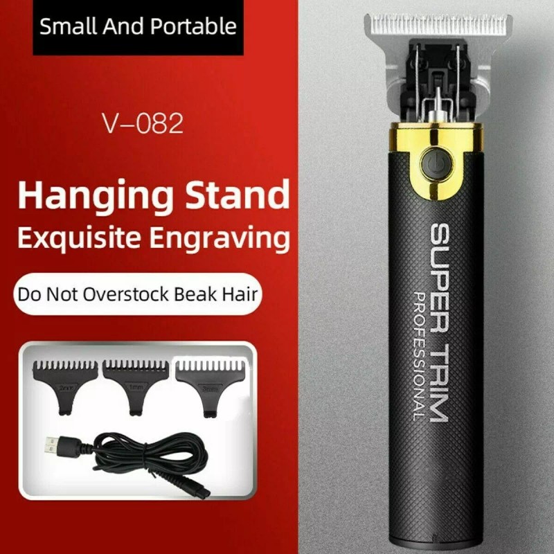 VGR V082 Professional Zero Gapped Hair Clipper Electric Trimmer USB