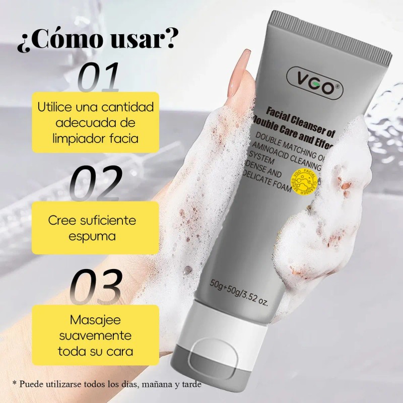 Vgo Espuma Facial Aminoácidos Hidratante Y Suave