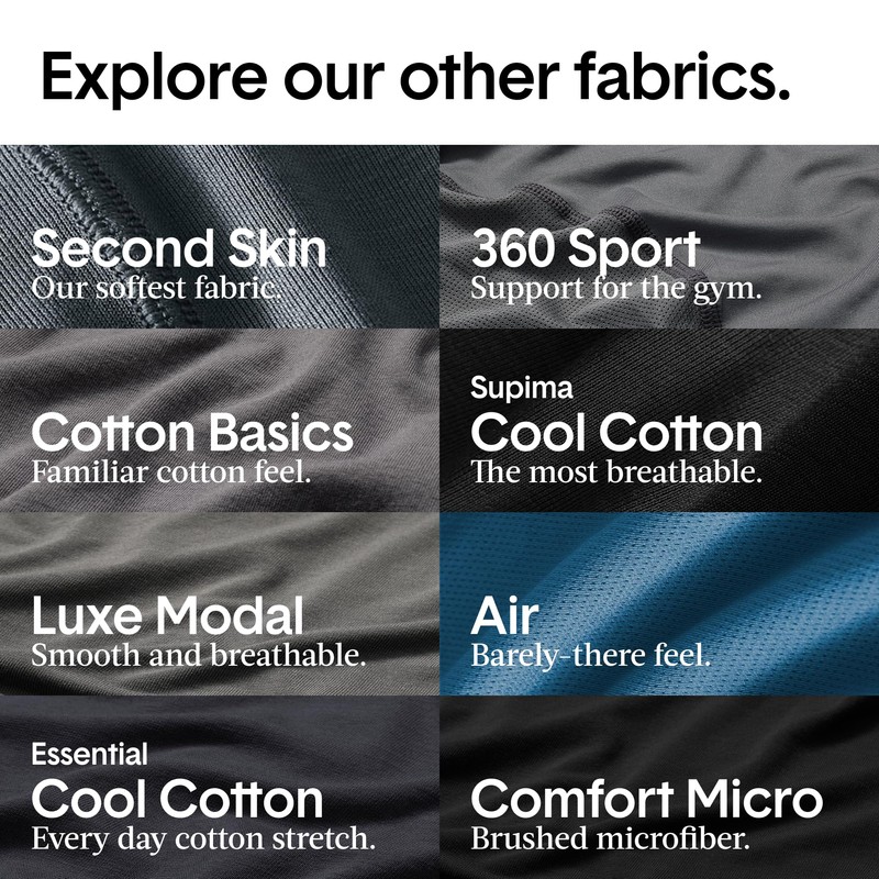 Tommy John Men's Essential Cool Cotton Stretch Boxer Brief Underwear