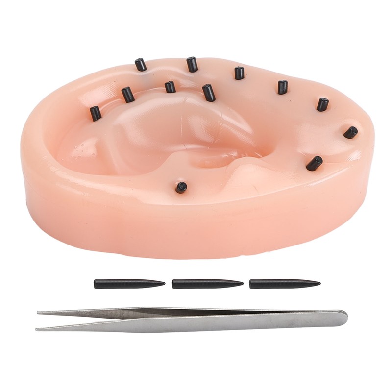 Ear Pimple Popping Toy with Tweezers Funny Blackhead Squeeze Out